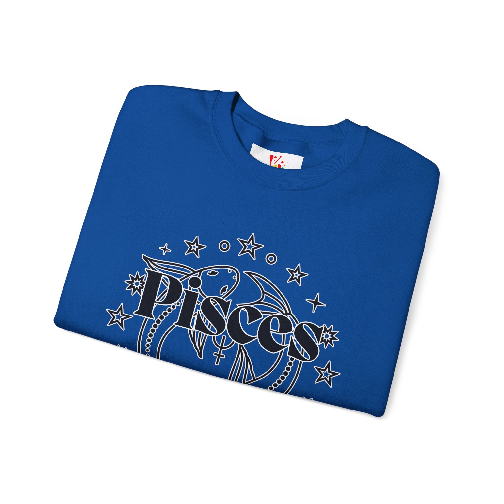 Pisces Unisex Casual Crewneck Sweatshirt